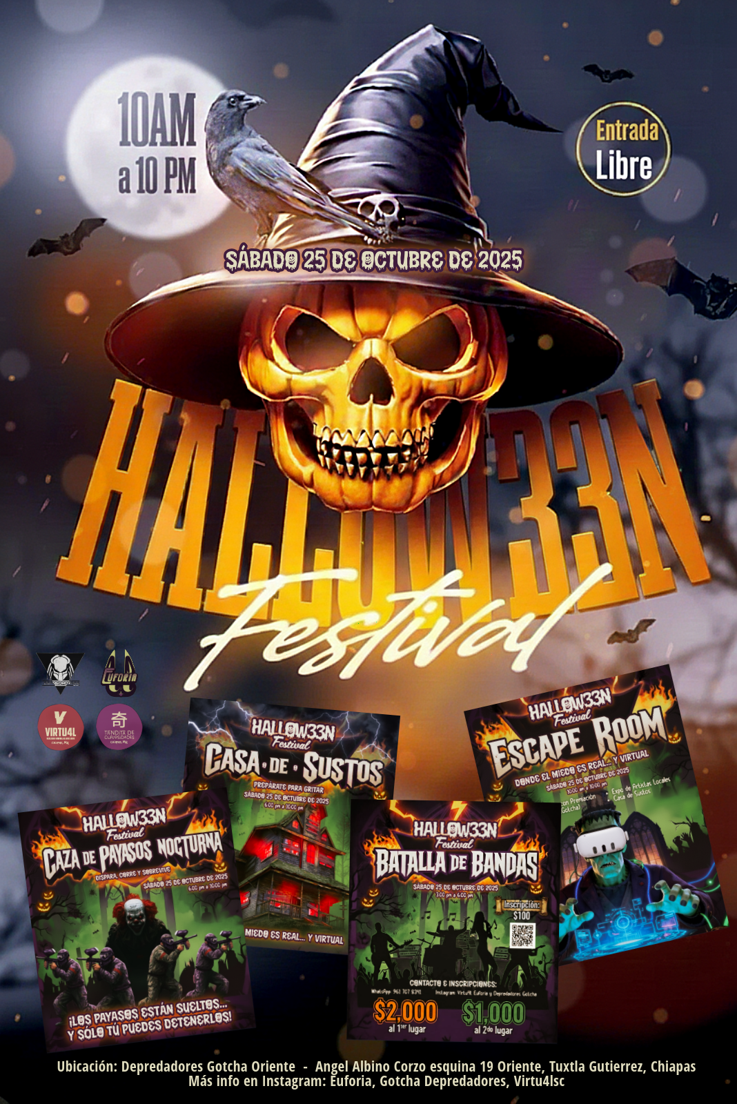 Hallow33n Festival - Póster Principal